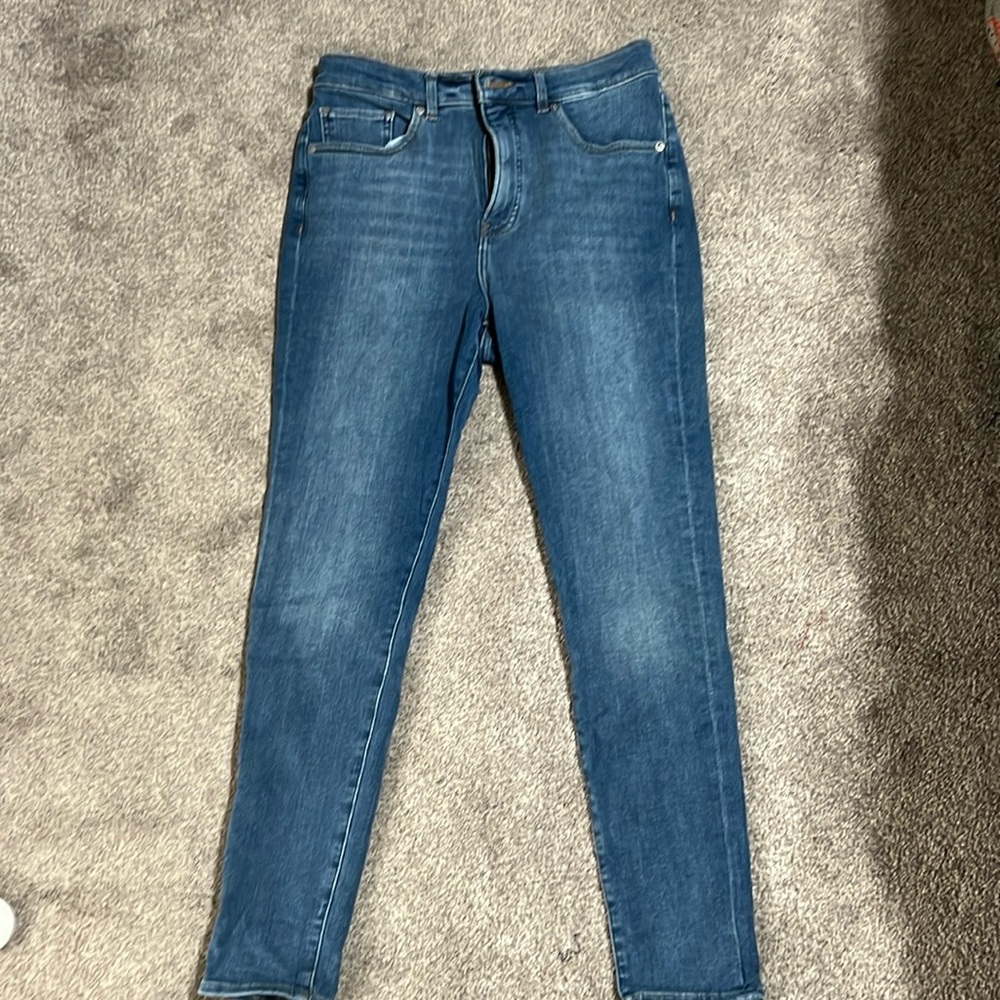 Express 4 way Hyper Stretch High Rise Skinny Jeans